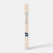 Tokio Japan Reisen Kunst, Retro Art Reisen iPhone 15 Hülle (Linke Seite)