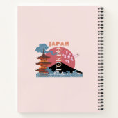 Tokio Japan Reisen Kunst, Retro Art Reisen Notizblock (Rückseite)
