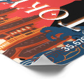 Tokio Japan Reisen Kunst, Retro Art Reisen Poster (Ecke)