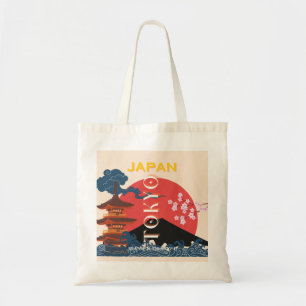 Tokio Japan Reisen Kunst, Retro Art Reisen Tragetasche