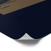 Tokio, Japan Reiseplakat Poster (Ecke)