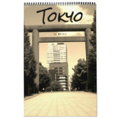 Tokio Japan Sepia 2025 Kalender (Titelbild)