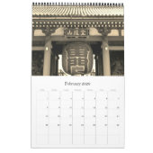 Tokio Japan Sepia 2025 Kalender (Feb 2026)