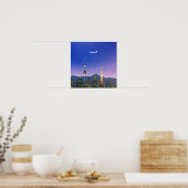 Tokio Japan Skyline 80er Hiroshi Nagai Art Poster (Küche)