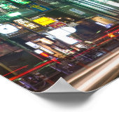 Tokio, Japan. Tokyo Tower ist eine Verbindung Poster (Ecke)