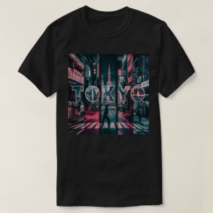 Tokio Japan Urbaner Straßenstil T-Shirt