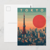 Tokio Japan vintage Postkarte (Vorne/Hinten)