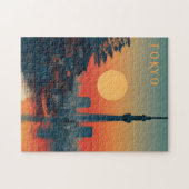 Tokio Japan vintage Puzzle (Horizontal)