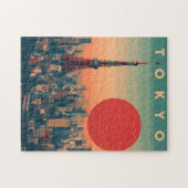Tokio Japan vintage Puzzle (Horizontal)