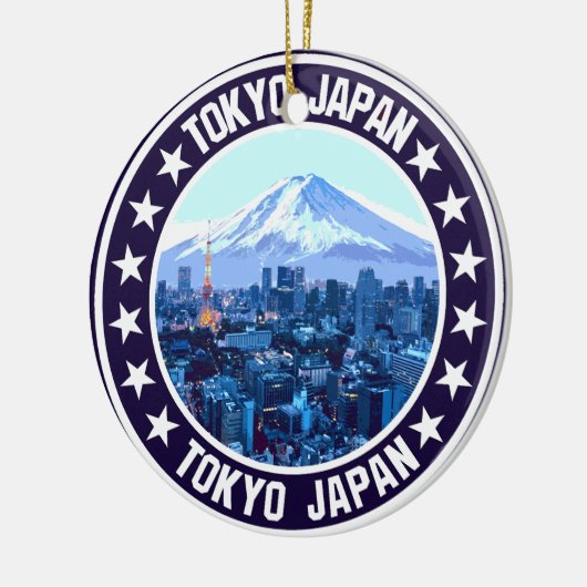 Tokio Keramik Ornament (Links)