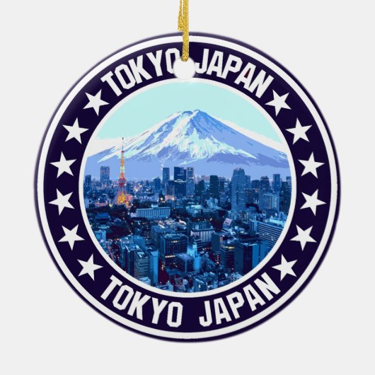 Tokio Keramik Ornament (Hinten)