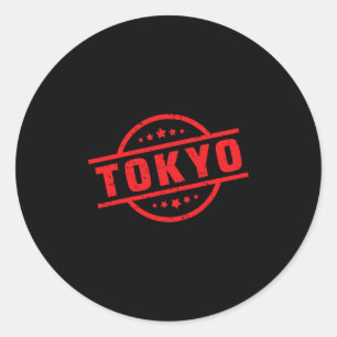Tokio Logo Tag #2 Kyoto Urlaub Fuji Osaka Japan Runder Aufkleber