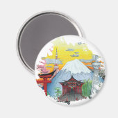 Tokio mit dem Fuji Original Art Magnet (Vorderseite/Rückseite)