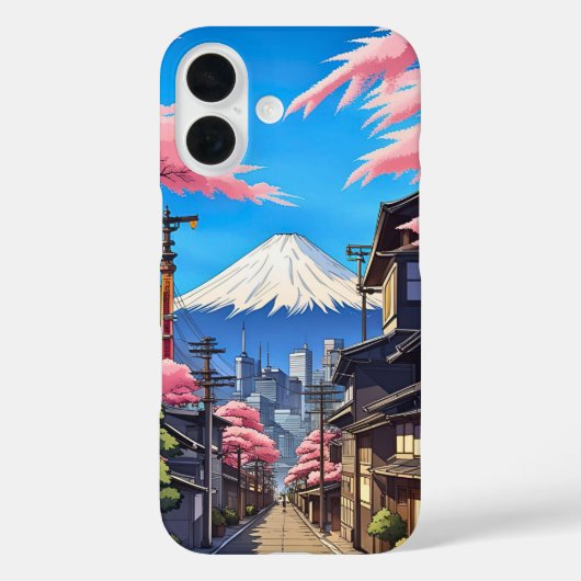 Tokio Mt Fuji Case-Mate iPhone Hülle (Rückseite)