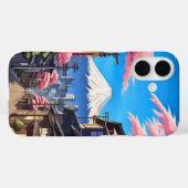 Tokio Mt Fuji Case-Mate iPhone Hülle (Rückseite (Horizontal))