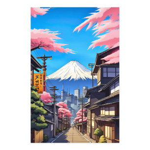 Tokio Mt Fuji  Fotodruck