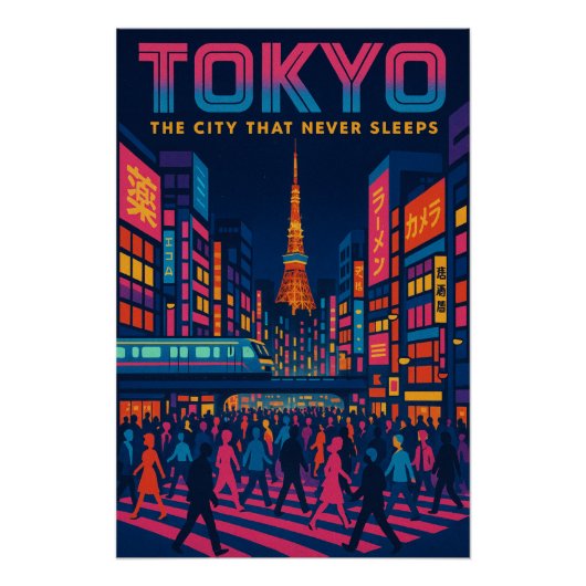 Tokio - Neon Metropolis Poster (Vorderseite)