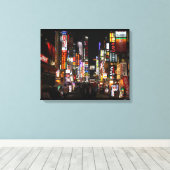 Tokio neont nachts leinwanddruck (Insitu (Holzboden))