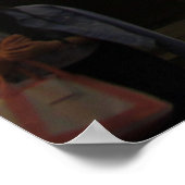 Tokio neont nachts poster (Ecke)