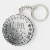 Tokio Olympia 1964 Schlüsselanhänger (Rückseite)