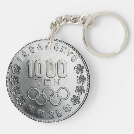 Tokio Olympia 1964 Schlüsselanhänger (Rückseite)