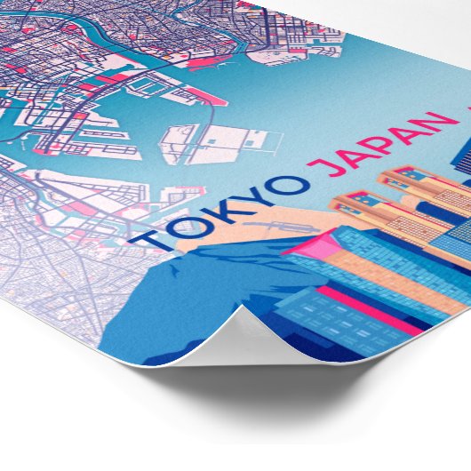 Tokio Poster (Ecke)