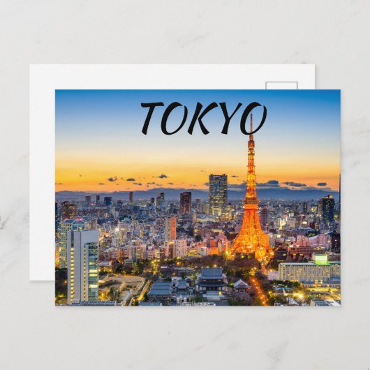 Tokio Postkarte (Vorne/Hinten)