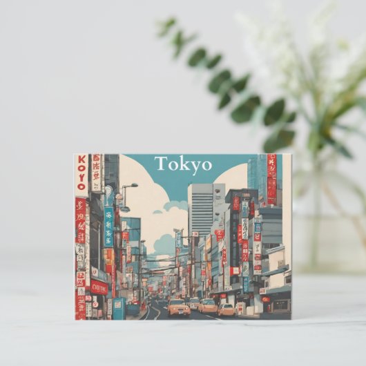 Tokio Postkarte (Stehend Vorderseite)