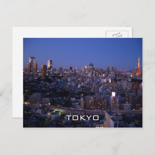 Tokio Postkarte (Vorne/Hinten)
