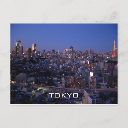 Tokio Postkarte (Vorderseite)