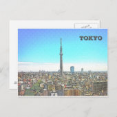 Tokio Postkarte (Vorne/Hinten)