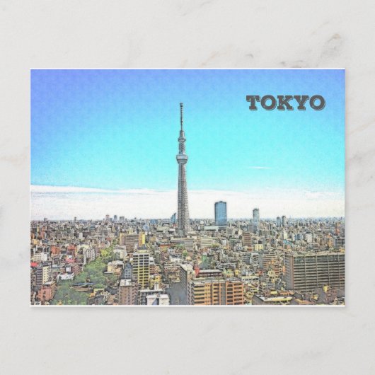 Tokio Postkarte (Vorderseite)