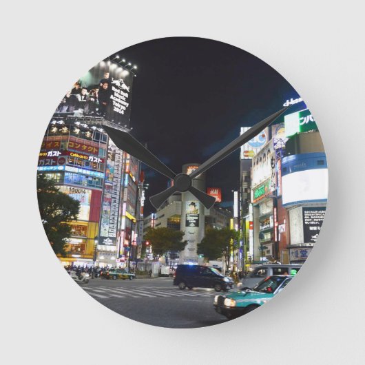 Tokio Runde Wanduhr (Vorderseite)