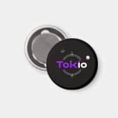 Tokio Samurai Magnet (Vorderseite/Rückseite)