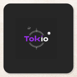 Tokio Samurai Rechteckiger Pappuntersetzer