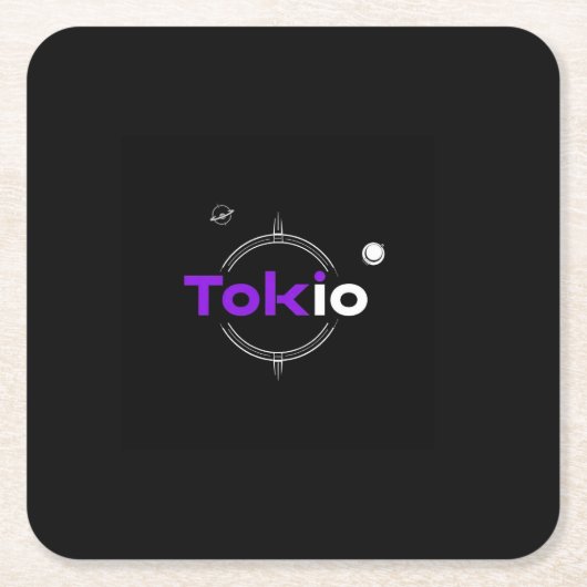 Tokio Samurai Rechteckiger Pappuntersetzer (Vorderseite)