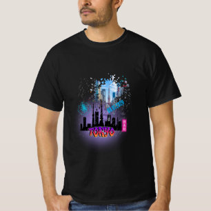 Tokio Stadt Reise Postkarte T-Shirt