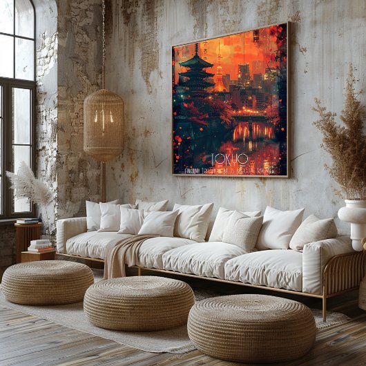 Tokio: Tradición Ancestral Modernidad Deslumbrante Poster