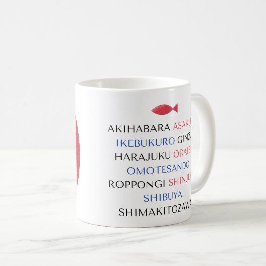 Tokio und andere Städte Kaffeetasse (VorderseiteRechts)