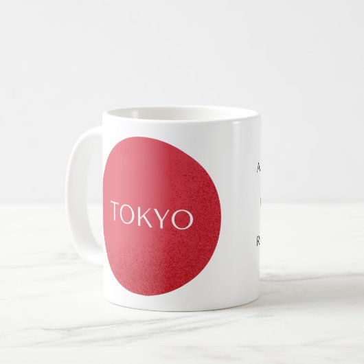 Tokio und andere Städte Kaffeetasse (Vorderseite Links)