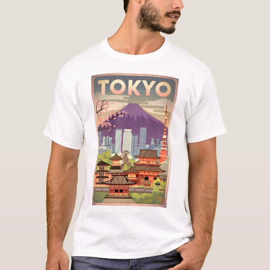 Tokio Vintag T-Shirt (Vorderseite)