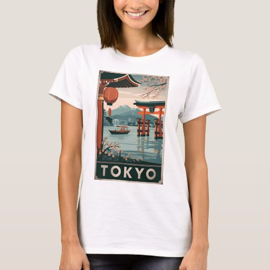 Tokio Vintag T-Shirt (Vorderseite)