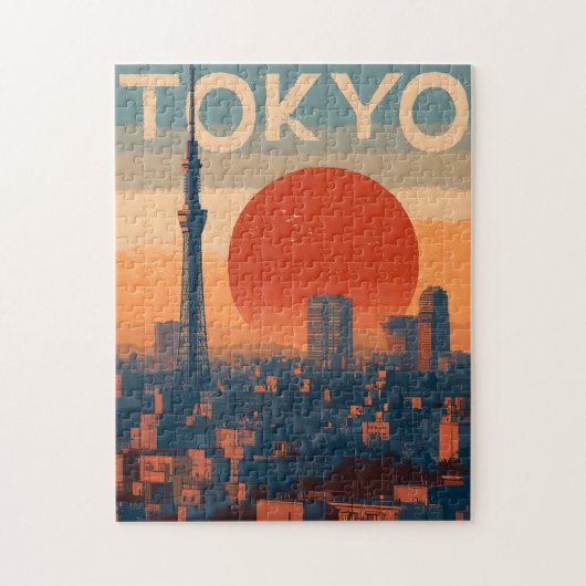 Tokio Vintage Puzzle (Vertikal)