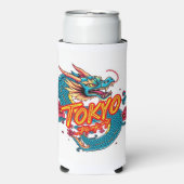 Tokioter Drache Selters Dosenkühler (Seltzer Vorderseite)