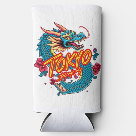 Tokioter Drache Selters Dosenkühler (Vorderseite)