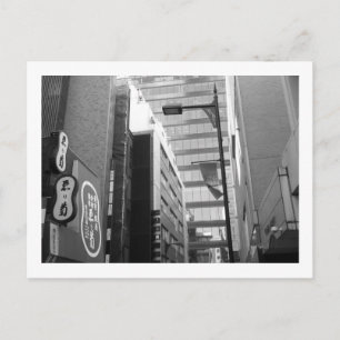 Tokioter Straßenlaternen: Ginza Postkarte
