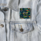 Tokioter Straßenrenn-Muster Button (Beispiel)