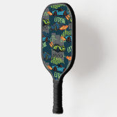 Tokioter Straßenrenn-Muster Pickleball Schläger (Links)