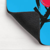 Tokioter Vibes Mousepad (Ecke)
