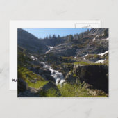 Tokopah Falls I im Sequoia-Nationalpark Postkarte (Vorne/Hinten)
